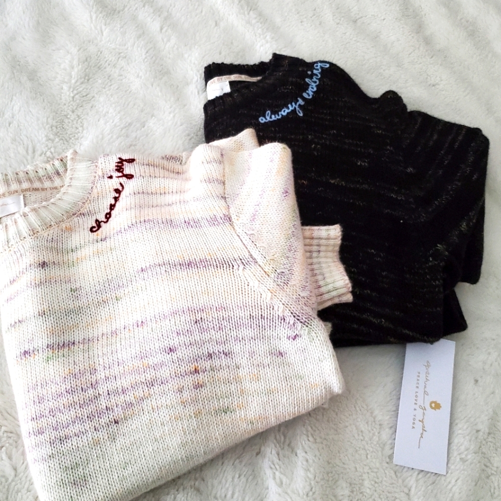 2 small woman sweaters, Spiritual
